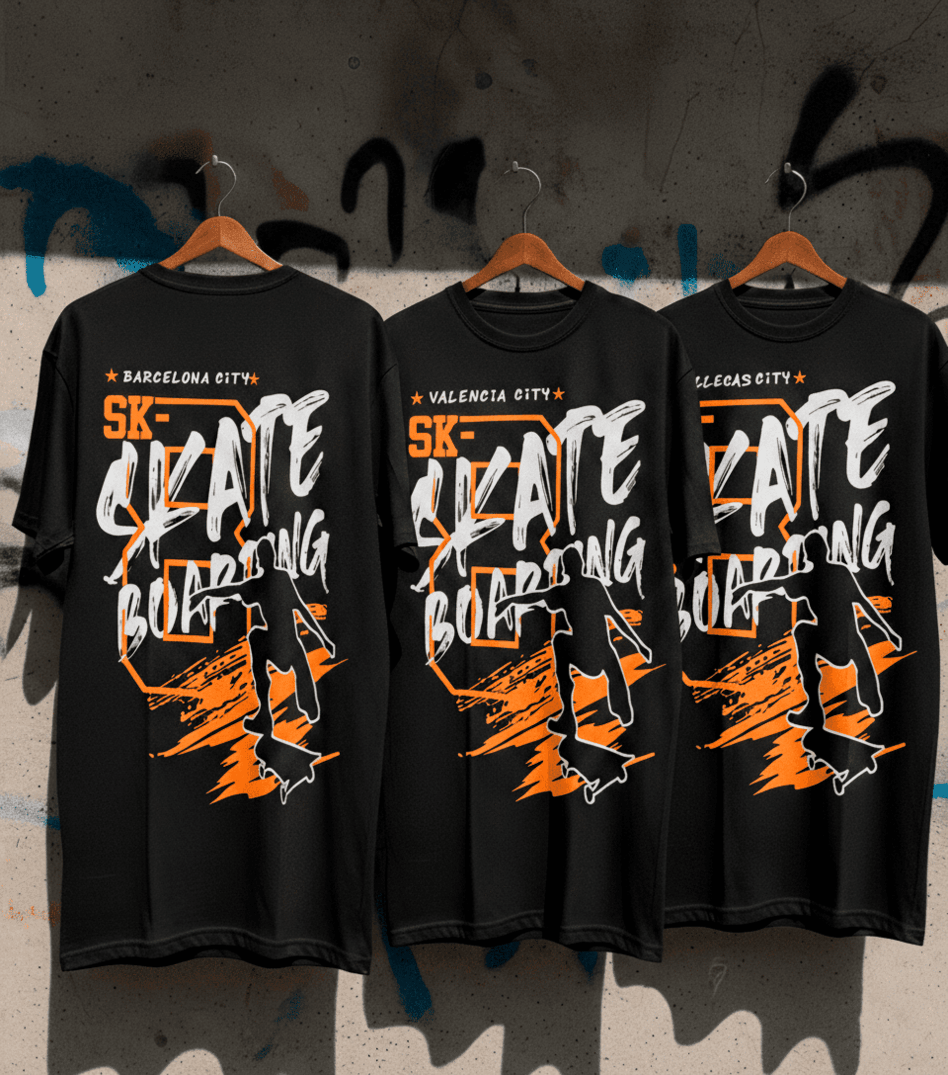 Camiseta Skate "City Series" - Personaliza con tu Ciudad | 100% Algodón - 2