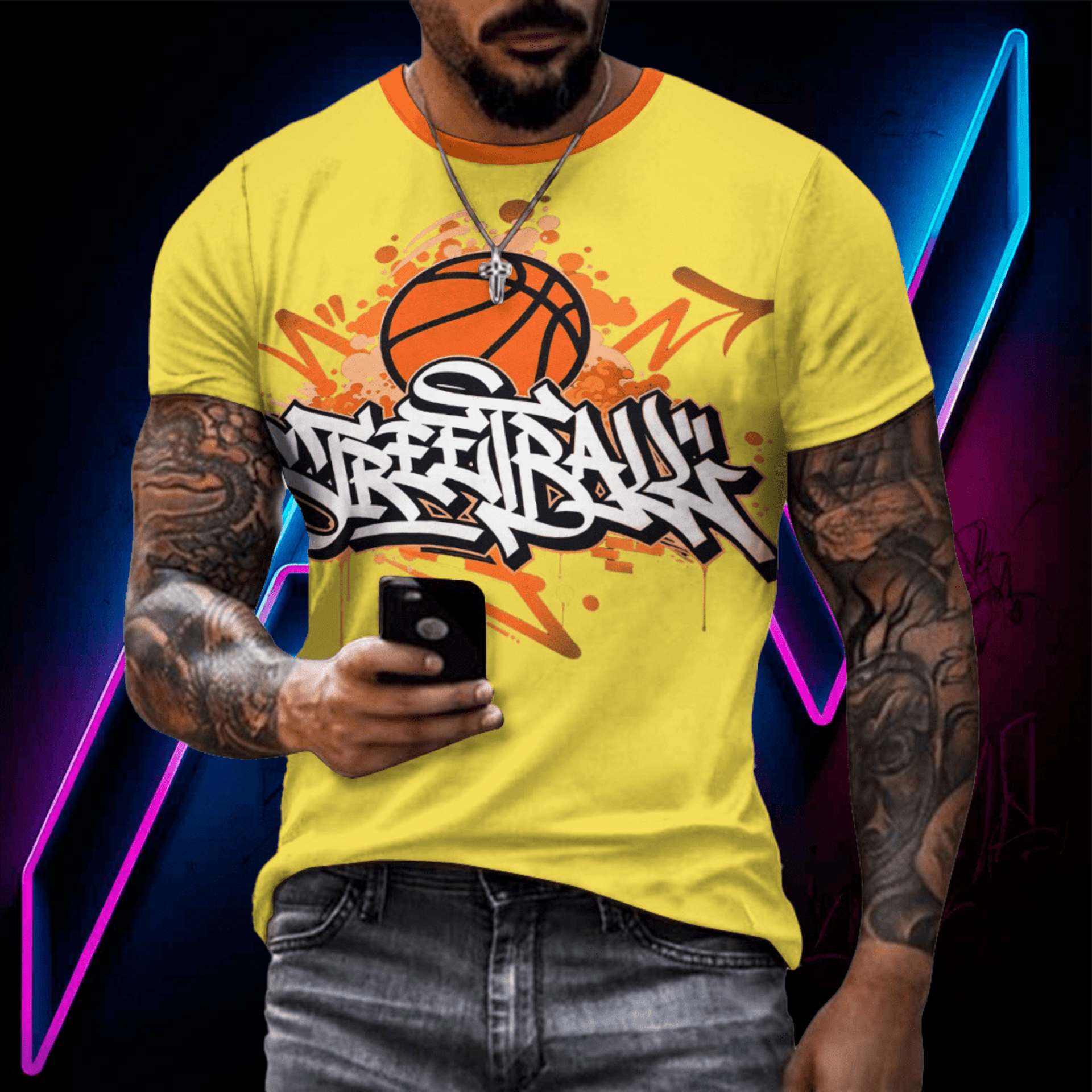 Camiseta "Basket" — Varios colores - 25