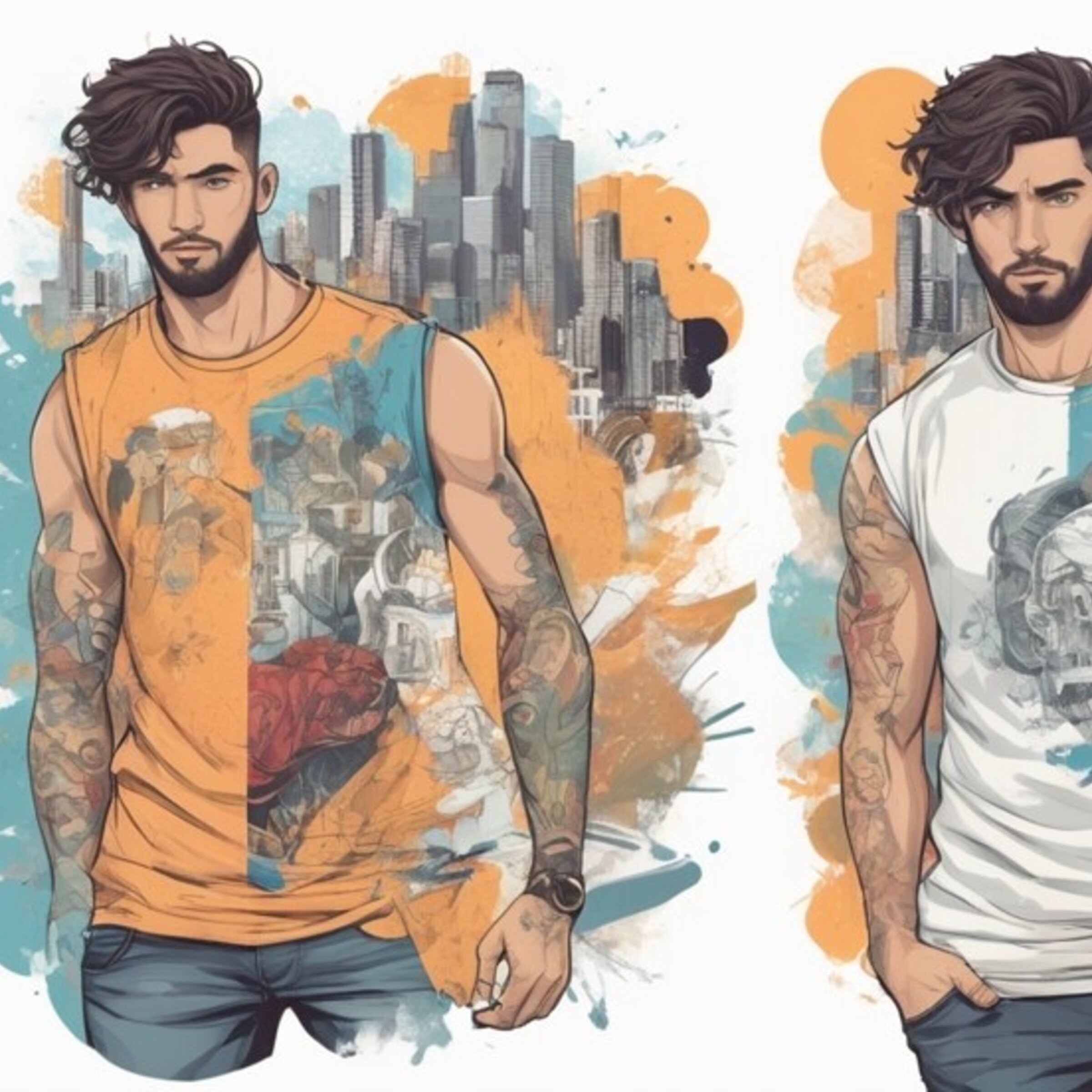 Camiseta Sin mangas Hombre