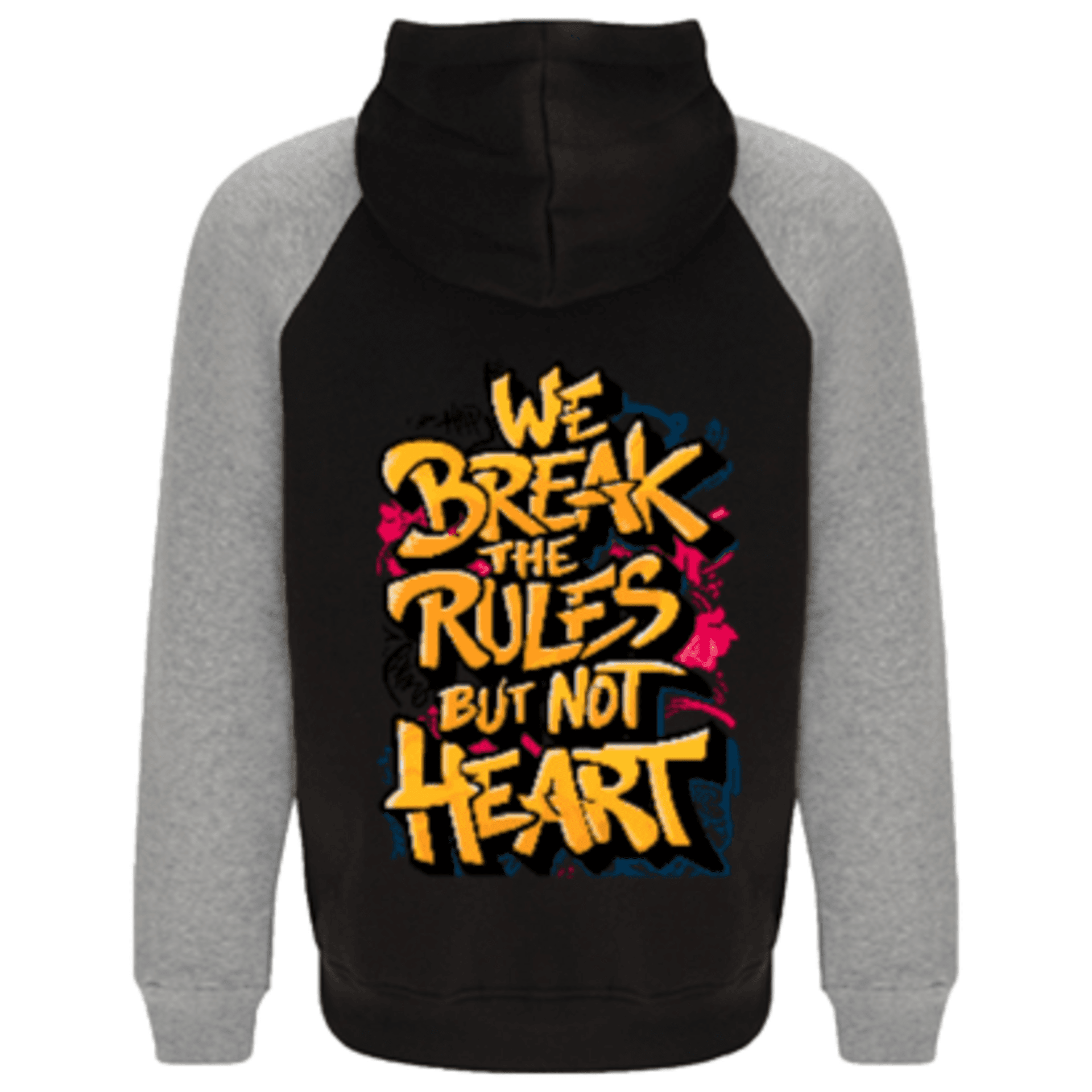 Sudadera Capucha Unisex "Break The Rules" | Algodón Premium Streetwear - 2