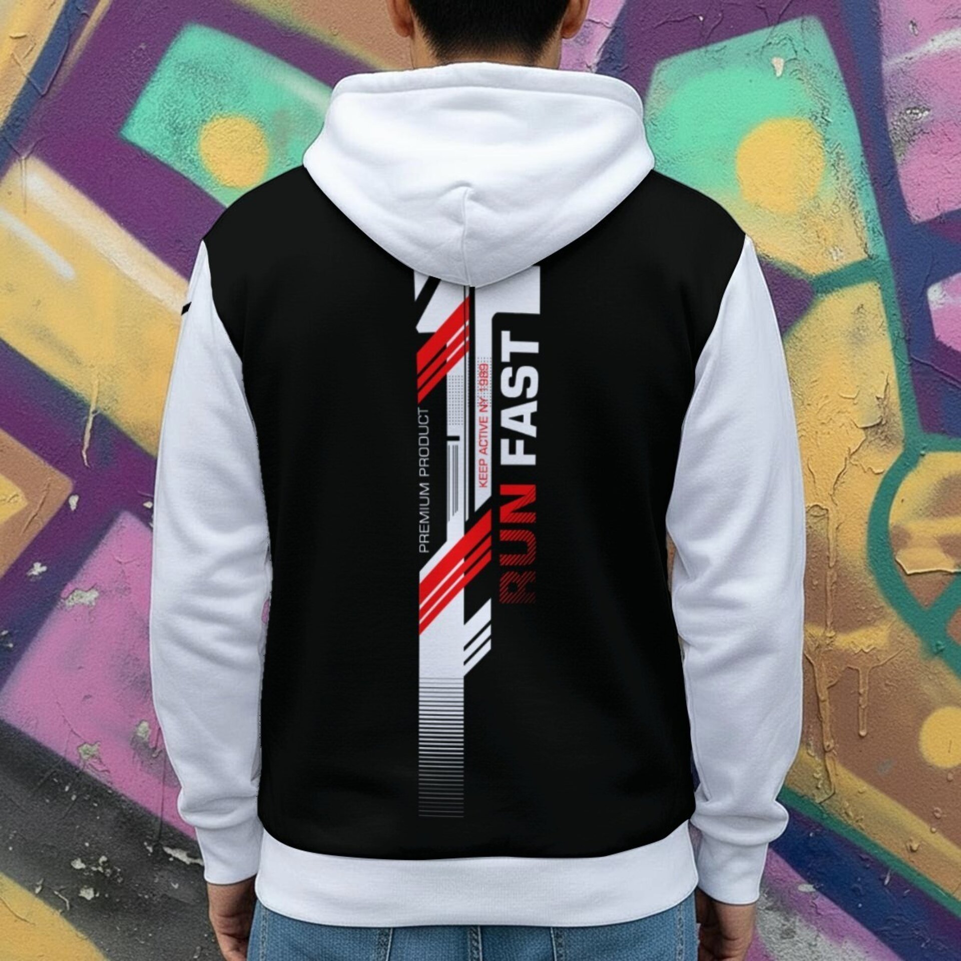 Sudadera Premium Kinetic Urban – Edición "Run Fast" - 2