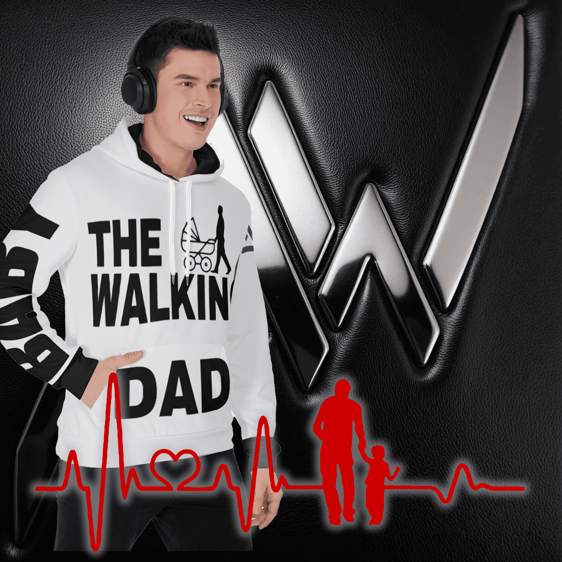 Sudadera Capucha "Walking DAD" - 2