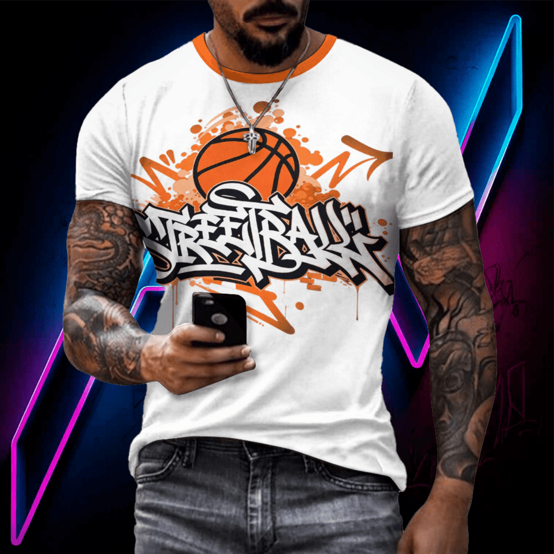 Camiseta "Basket" — Varios colores - 5