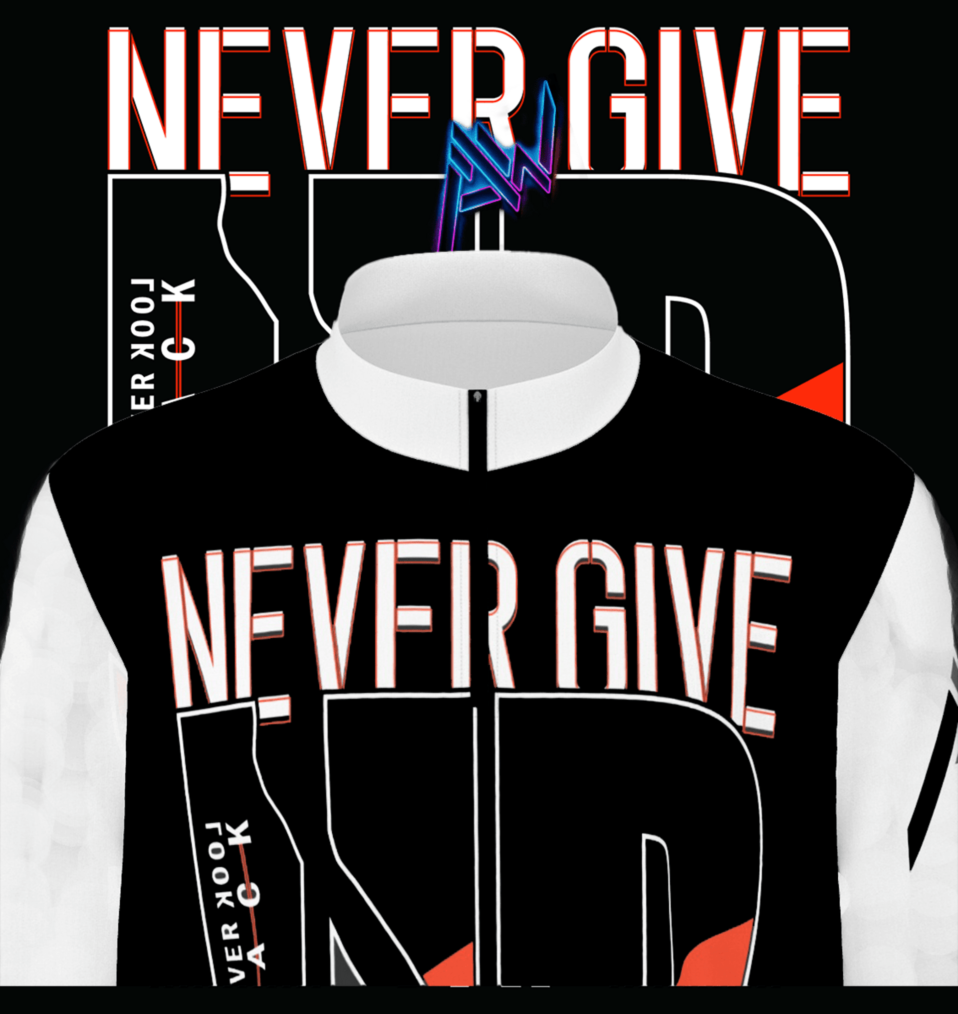 Sudadera "Never Give Up" - 5