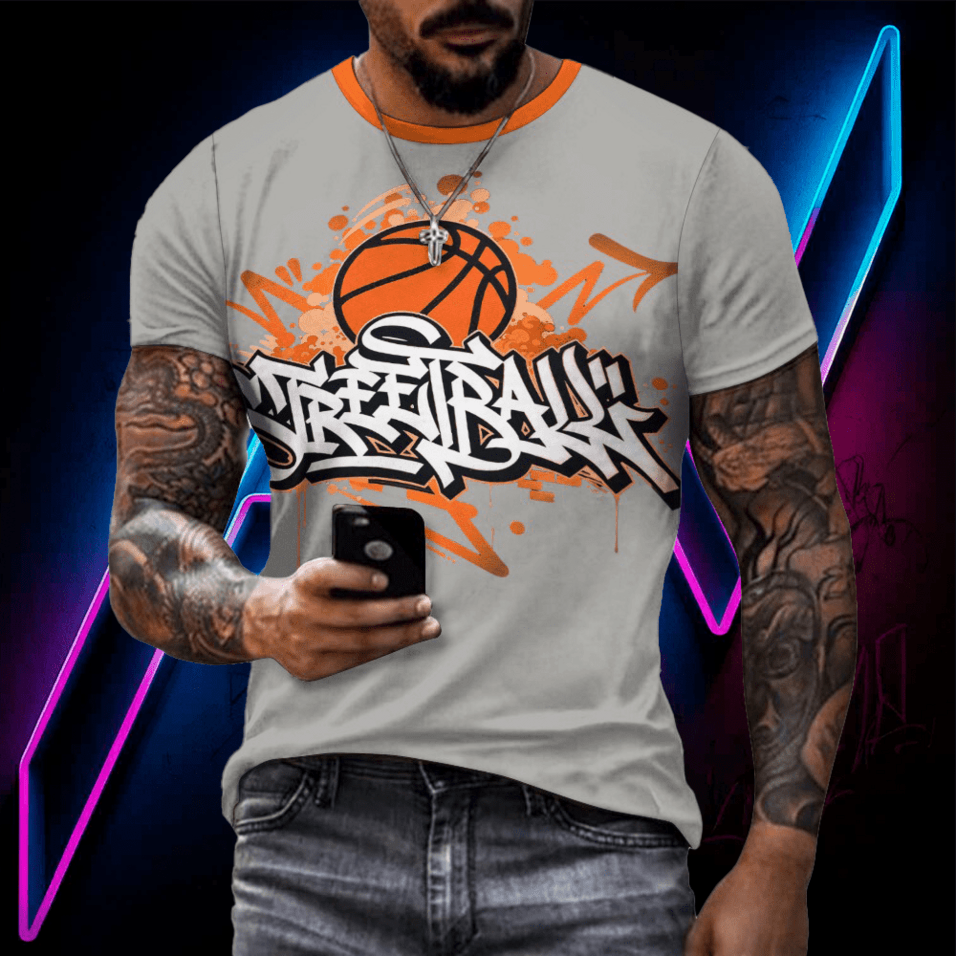 Camiseta "Basket" — Varios colores - 9