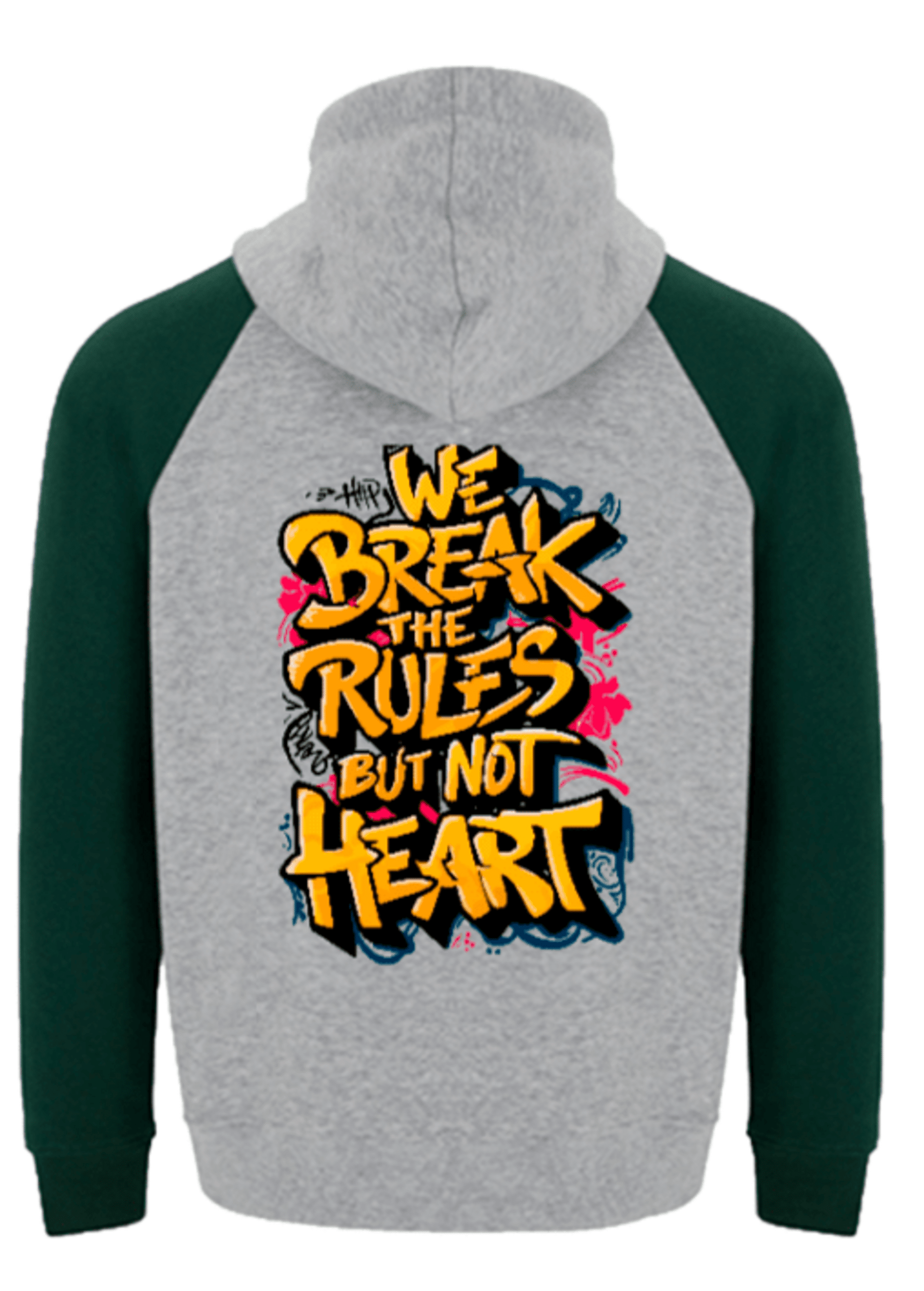 Sudadera Capucha Unisex "Break The Rules" | Algodón Premium Streetwear - 14