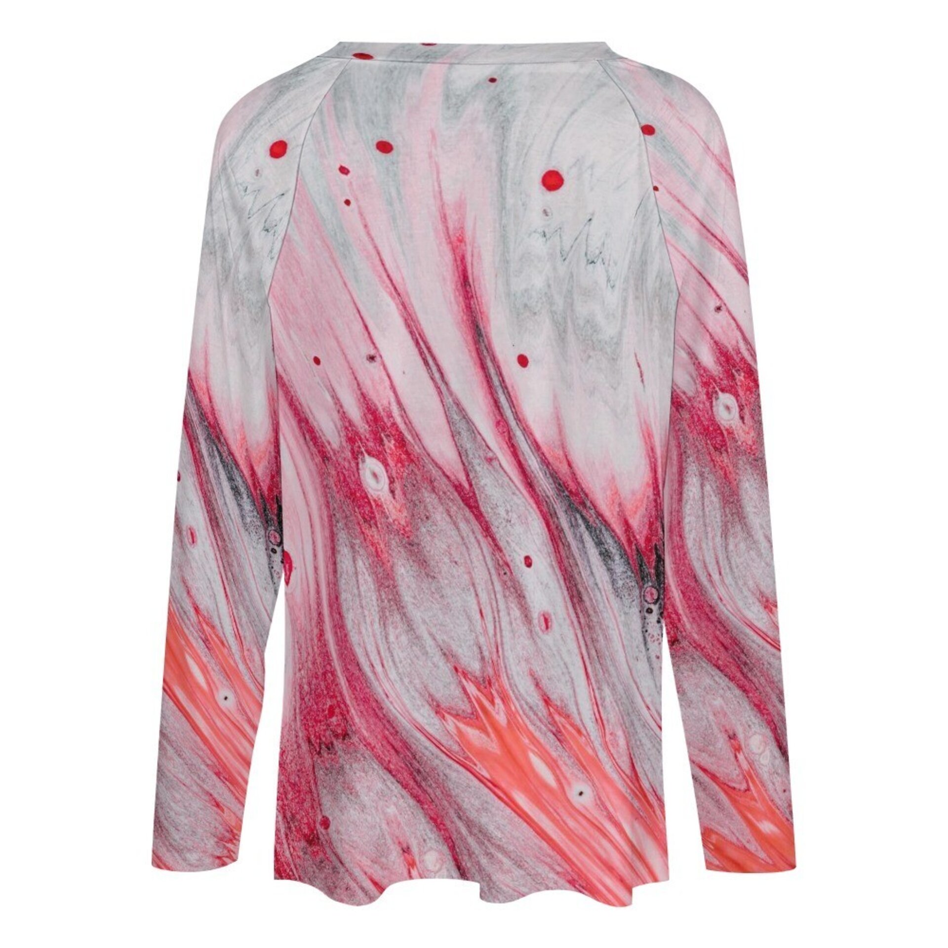 Camiseta Mujer "Marble Rojo" - 3