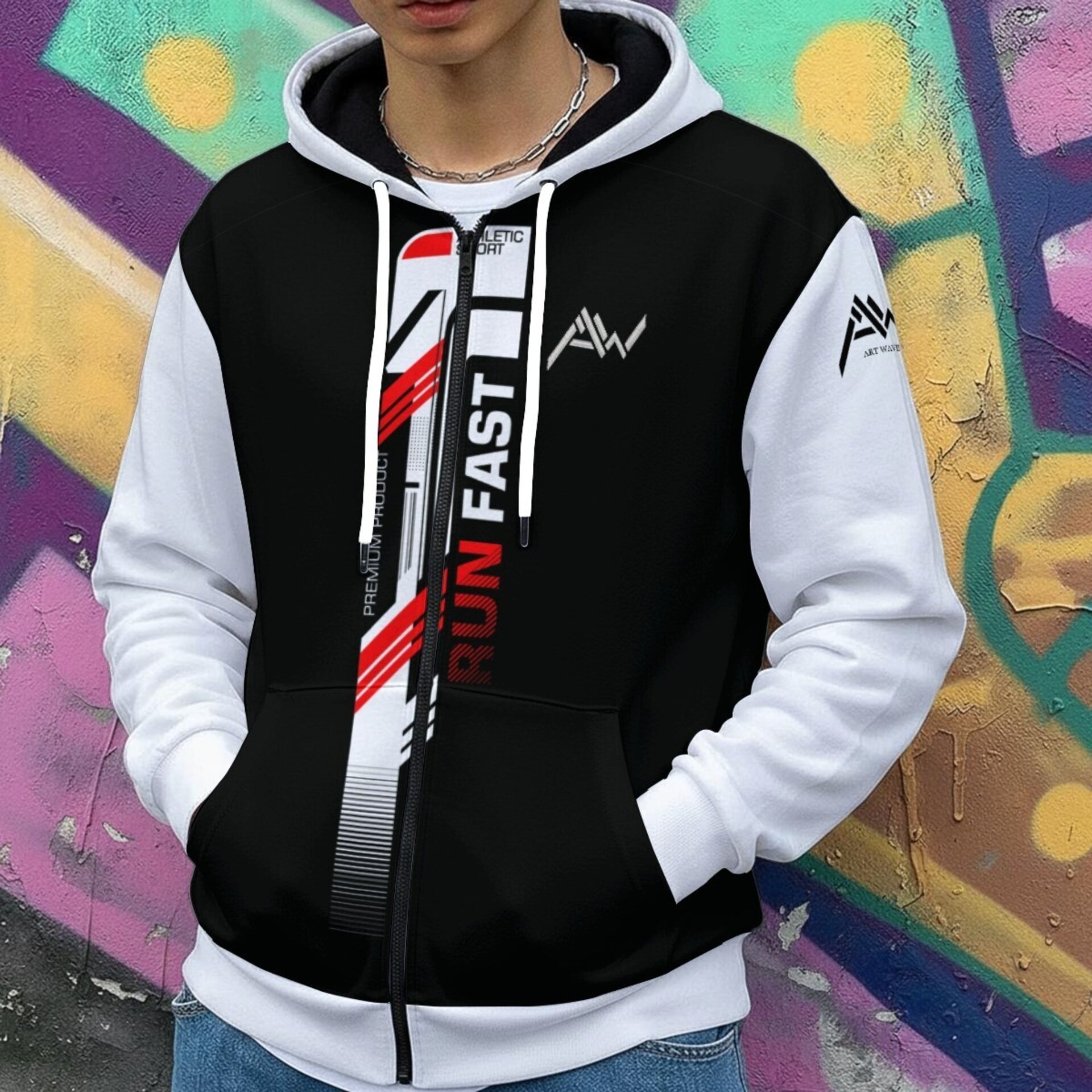 Sudadera Premium Kinetic Urban – Edición "Run Fast" - 3