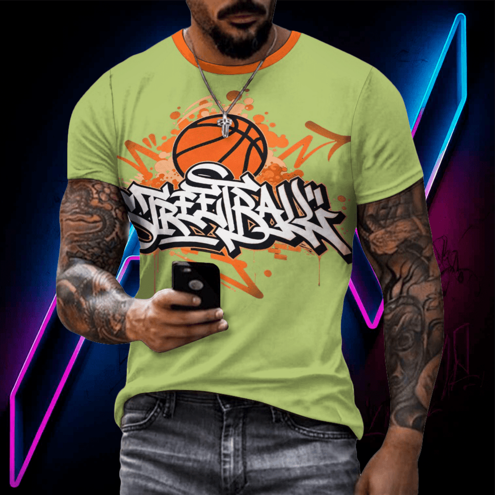 Camiseta "Basket" — Varios colores - 21