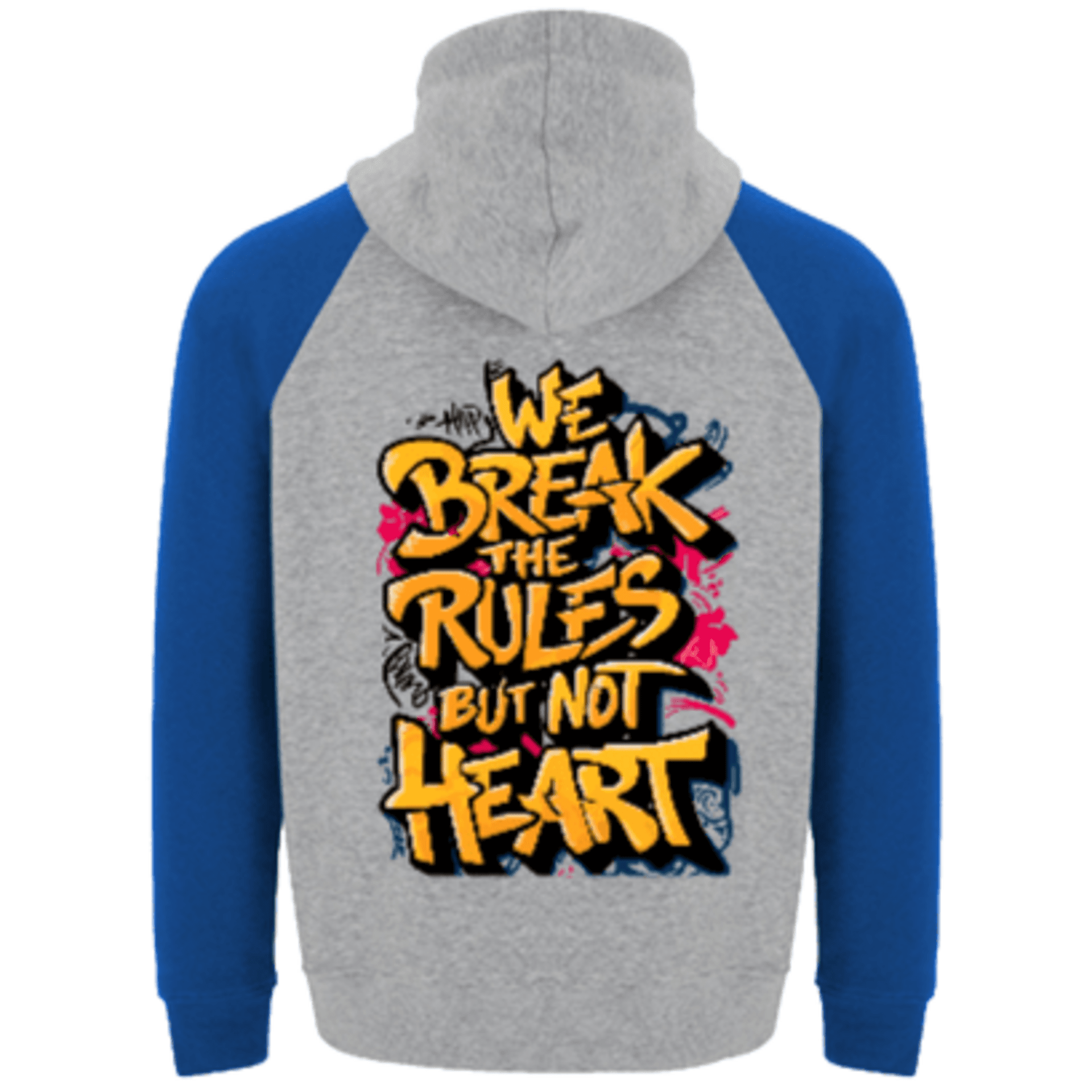 Sudadera Capucha Unisex "Break The Rules" | Algodón Premium Streetwear - 4